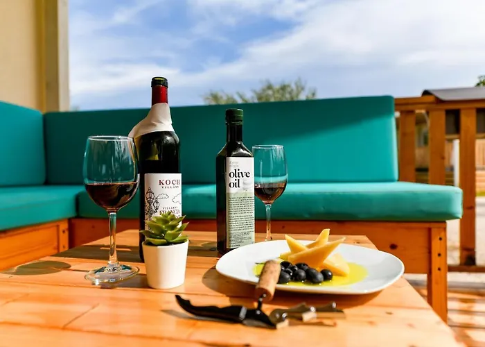 Mobile Homes At 캠프장 우글랸